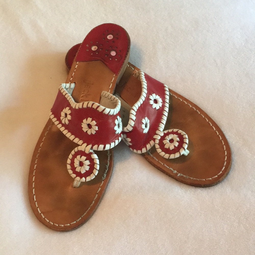 Leather Jack Roger sandals!